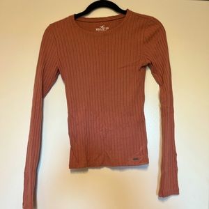 Pink Ribbed Hollister Shirt